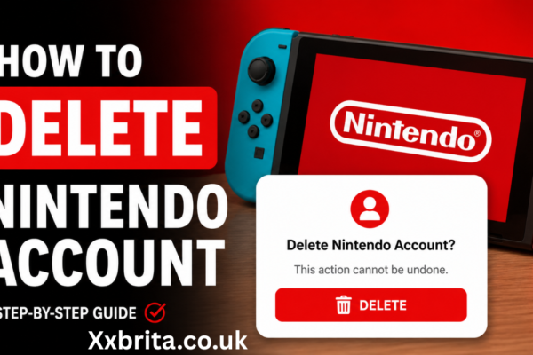 how to delete nintendo account