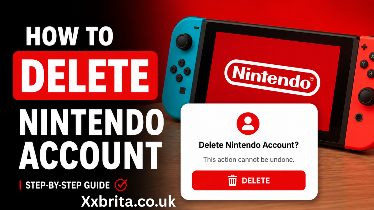 how to delete nintendo account