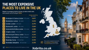 most expensive places to live in the uk